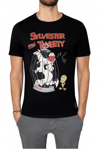 Ανδρικό t-shirt SYLVESTER TWEETY