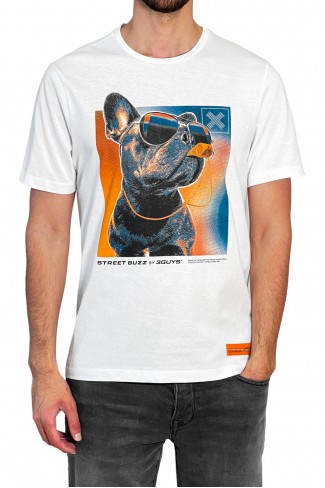 Ανδρικό t-shirt COLORFUL DOG