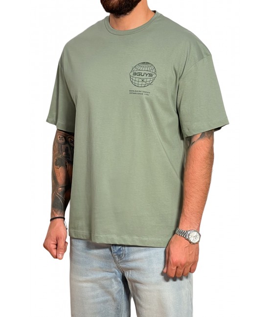 Ανδρικό t-shirt WHAT GOES AROUND ΝΕΕΣ ΑΦΙΞΕΙΣ  