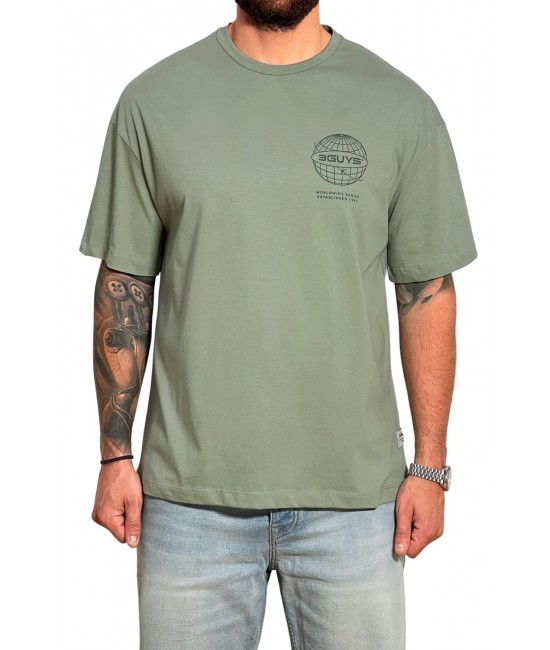 Ανδρικό t-shirt WHAT GOES AROUND ΝΕΕΣ ΑΦΙΞΕΙΣ  