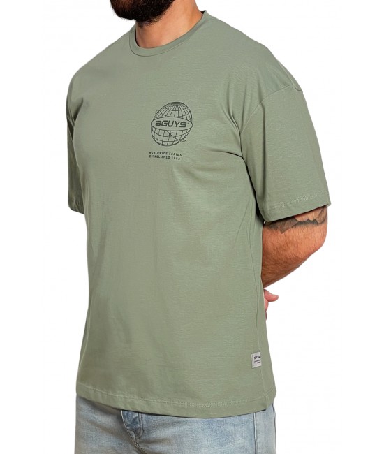 Ανδρικό t-shirt WHAT GOES AROUND ΝΕΕΣ ΑΦΙΞΕΙΣ  