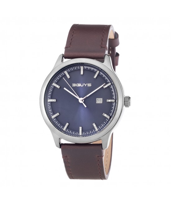 Ρολόι 3G93002 Brown Leather Strap ΡΟΛΟΓΙΑ