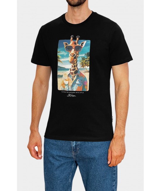 Ανδρικό t-shirt GIRAFFE ΝΕΕΣ ΑΦΙΞΕΙΣ  