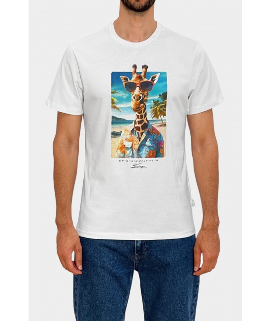 Ανδρικό t-shirt GIRAFFE ΝΕΕΣ ΑΦΙΞΕΙΣ  