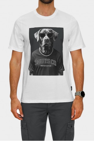 Ανδρικό t-shirt CHAIN DOG