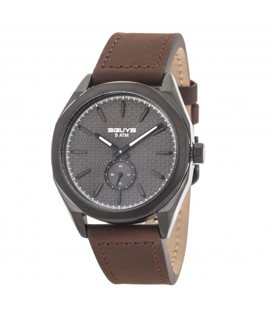 Ρολόι 3G82002 Brown Leather Strap ΡΟΛΟΓΙΑ