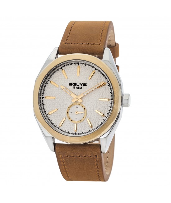Ρολόι 3G82004 Brown Leather Strap ΡΟΛΟΓΙΑ