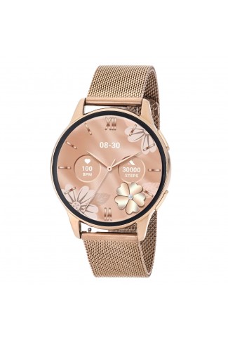 Smartwatch 3GW1071 Gold Stainless Steel Bracelet