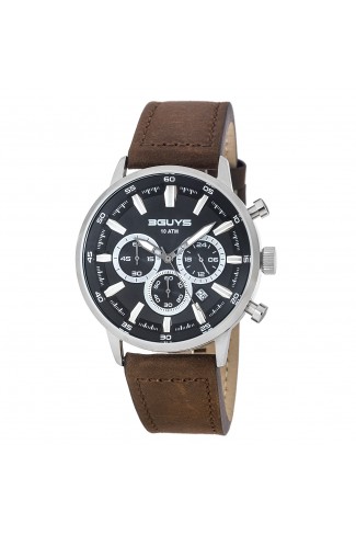 Ρολόι 3G27023 Brown Leather Strap