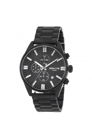 Ρολόι 3G28021 Black Steel Bracelet