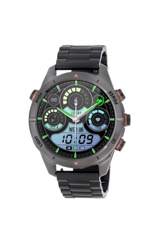 Smartwatch 3GW8052 Black Stainless Steel Bracelet
