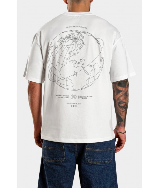 Ανδρικό t-shirt GLOBAL ΝΕΕΣ ΑΦΙΞΕΙΣ  