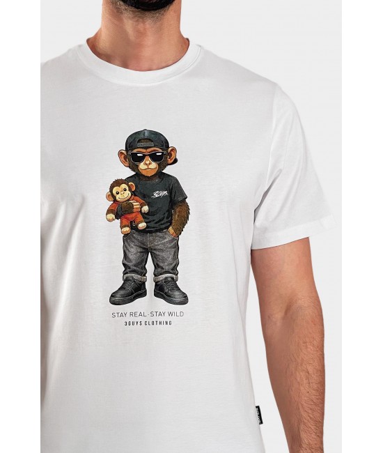 Ανδρικό t-shirt MONKEY PUNCH ΝΕΕΣ ΑΦΙΞΕΙΣ  