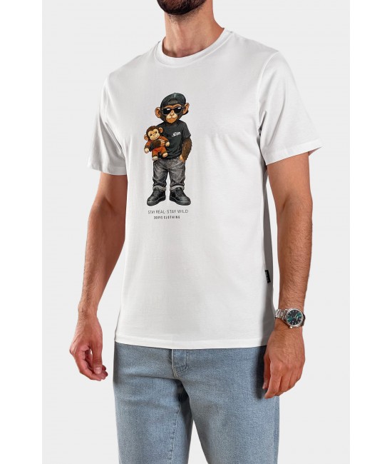 Ανδρικό t-shirt MONKEY PUNCH ΝΕΕΣ ΑΦΙΞΕΙΣ  