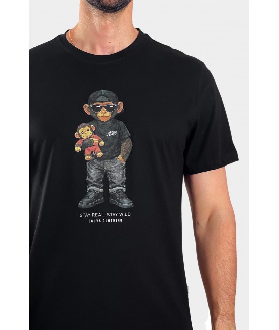 Ανδρικό t-shirt MONKEY PUNCH ΝΕΕΣ ΑΦΙΞΕΙΣ  
