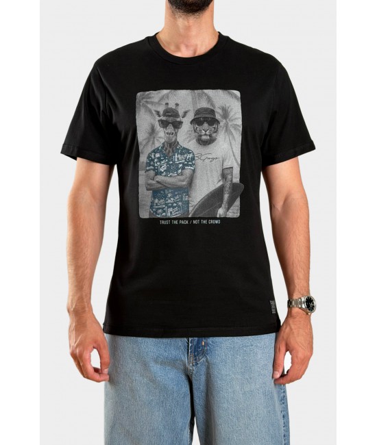 Ανδρικό t-shirt TIGER & GIRAFFE ΝΕΕΣ ΑΦΙΞΕΙΣ  