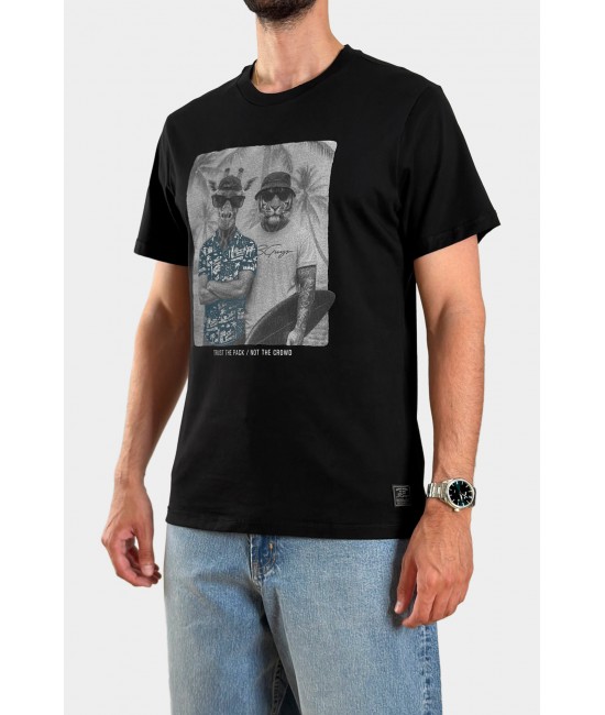 Ανδρικό t-shirt TIGER & GIRAFFE ΝΕΕΣ ΑΦΙΞΕΙΣ  