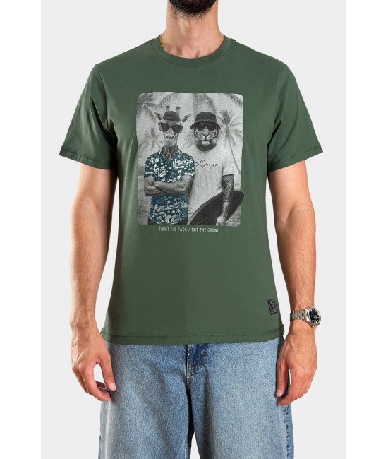 Ανδρικό t-shirt TIGER & GIRAFFE ΝΕΕΣ ΑΦΙΞΕΙΣ  