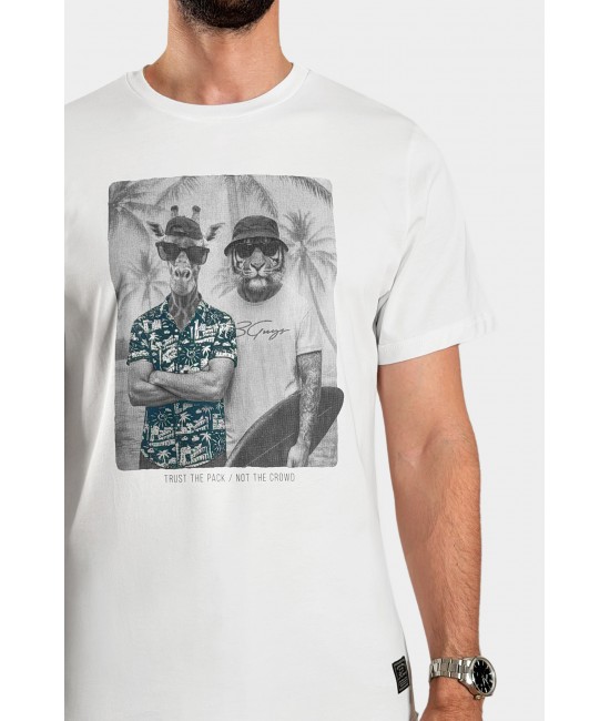 Ανδρικό t-shirt TIGER & GIRAFFE ΝΕΕΣ ΑΦΙΞΕΙΣ  