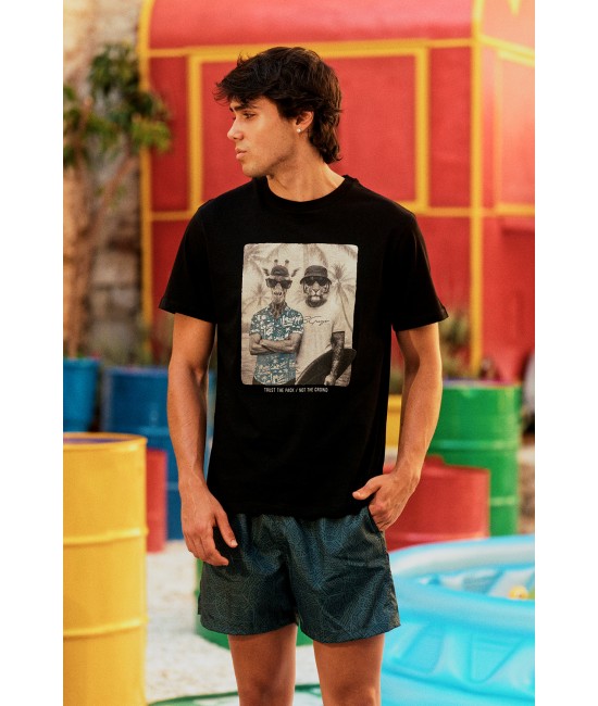 Ανδρικό t-shirt TIGER & GIRAFFE ΝΕΕΣ ΑΦΙΞΕΙΣ  