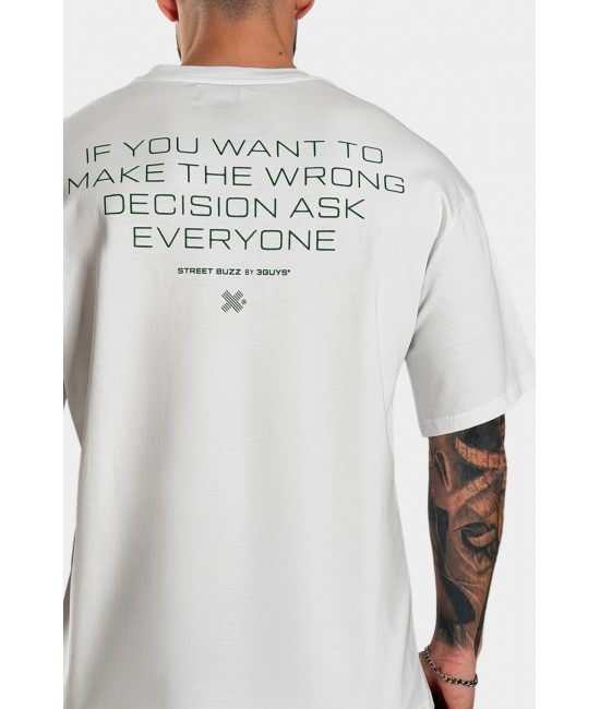 Ανδρικό t-shirt WRONG DECISION ΝΕΕΣ ΑΦΙΞΕΙΣ  