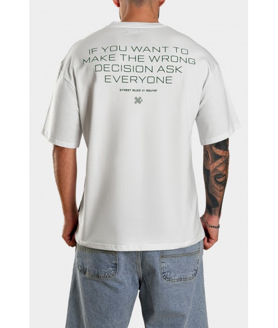 Ανδρικό t-shirt WRONG DECISION ΝΕΕΣ ΑΦΙΞΕΙΣ  