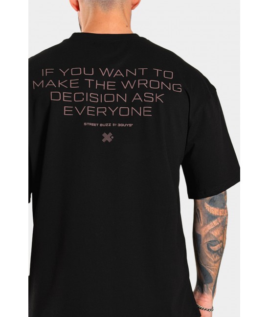 Ανδρικό t-shirt WRONG DECISION ΝΕΕΣ ΑΦΙΞΕΙΣ  