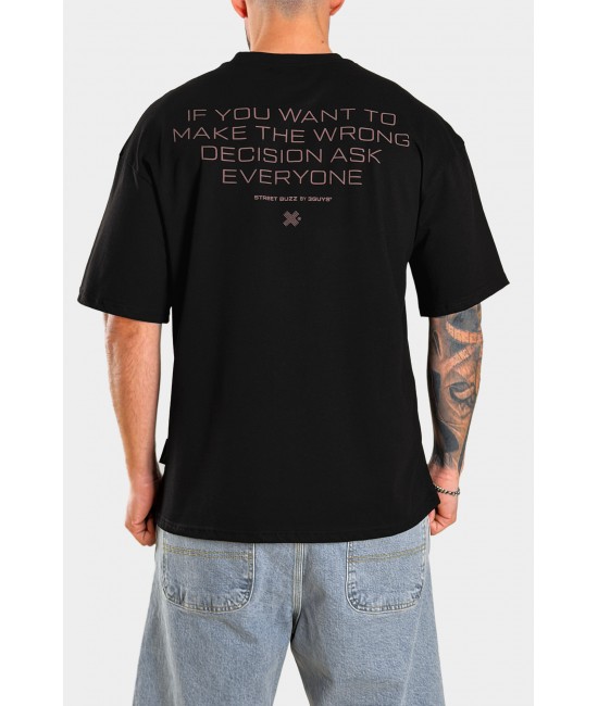 Ανδρικό t-shirt WRONG DECISION ΝΕΕΣ ΑΦΙΞΕΙΣ  