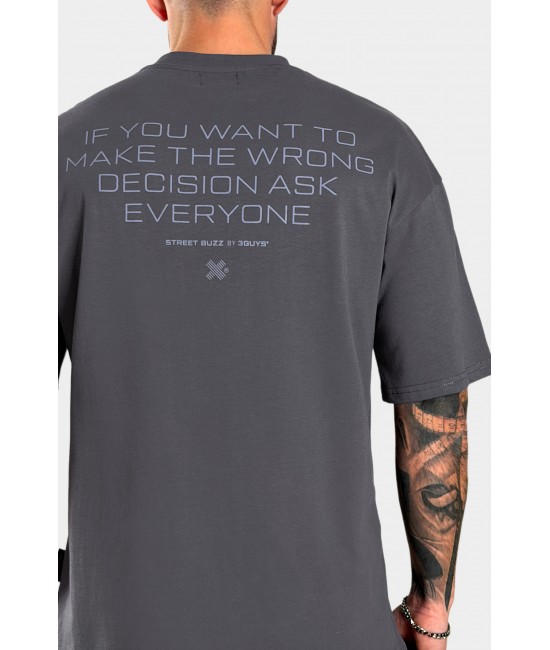 Ανδρικό t-shirt WRONG DECISION ΝΕΕΣ ΑΦΙΞΕΙΣ  