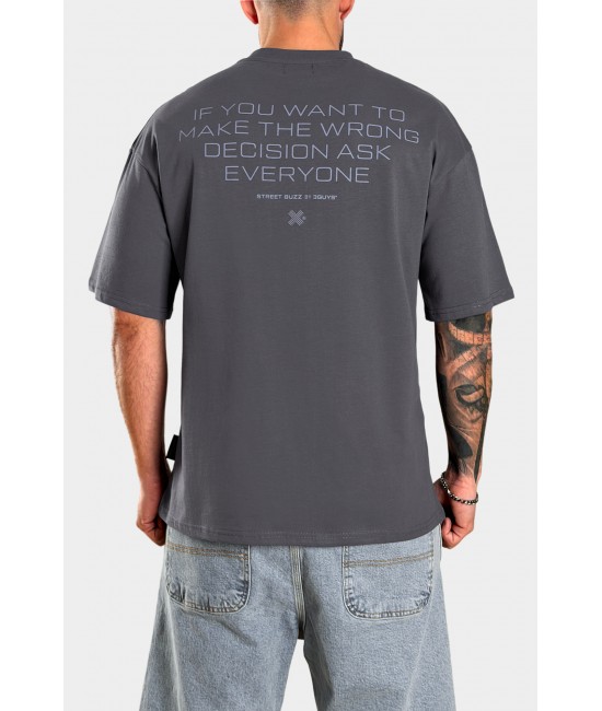 Ανδρικό t-shirt WRONG DECISION ΝΕΕΣ ΑΦΙΞΕΙΣ  