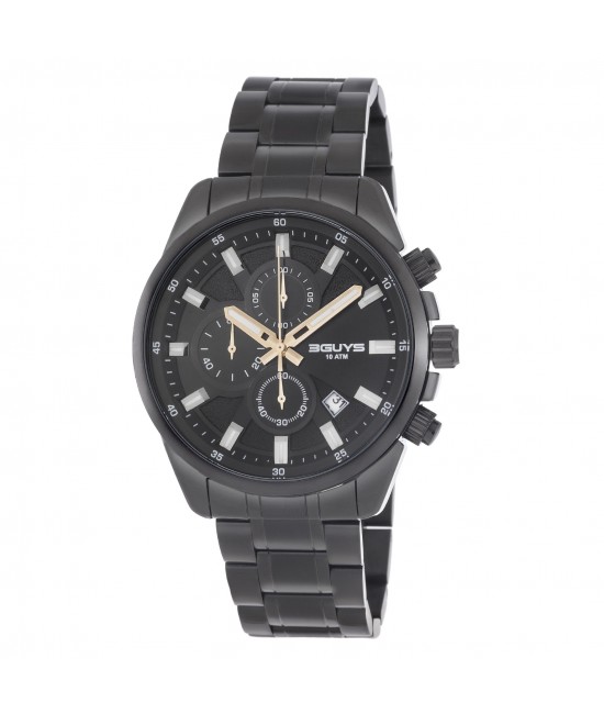 Ρολόι 3G17005 Black Steel Bracelet ΡΟΛΟΓΙΑ