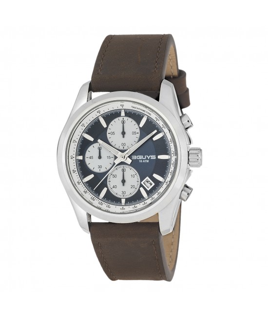 3G23901 Brown Leather Strap Watch WATCHES