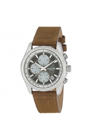 Ρολόι 3G23902 Brown Leather Strap