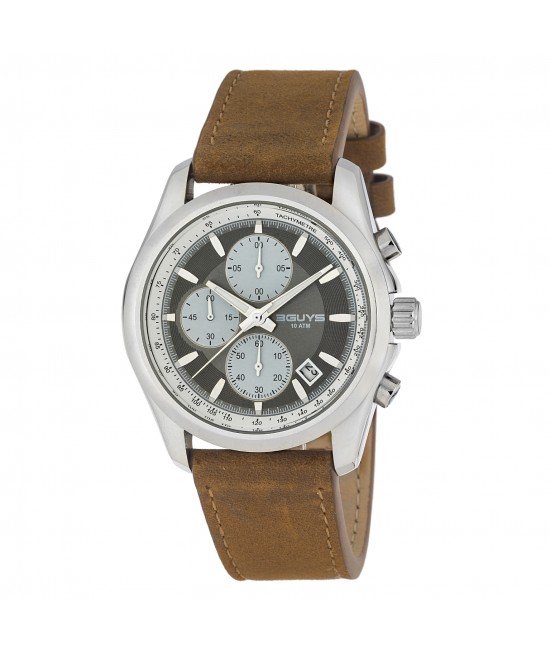 3G23902 Brown Leather Strap Watch WATCHES
