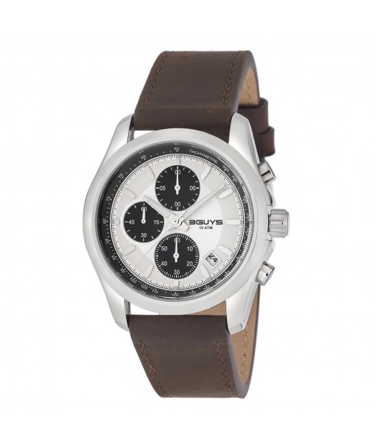 3G23905 Brown Leather Strap Watch WATCHES