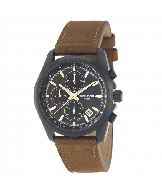 3G23906 Brown Leather Strap Watch WATCHES