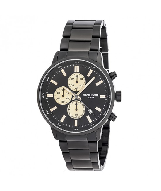 3G29005 Black Steel Bracelet Watch WATCHES