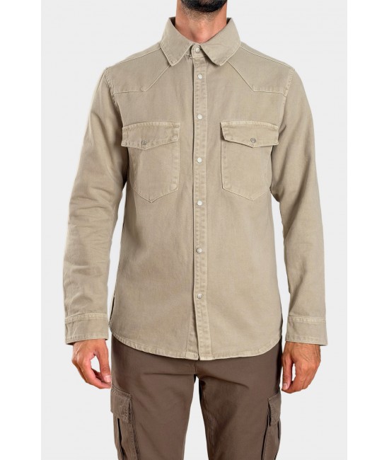Ανδρικό πουκάμισο overshirt DOV ΠΟΥΚΑΜΙΣΑ