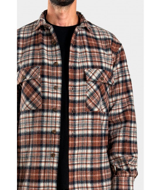 Ανδρικό πουκάμισο overshirt RIDGE ΠΟΥΚΑΜΙΣΑ